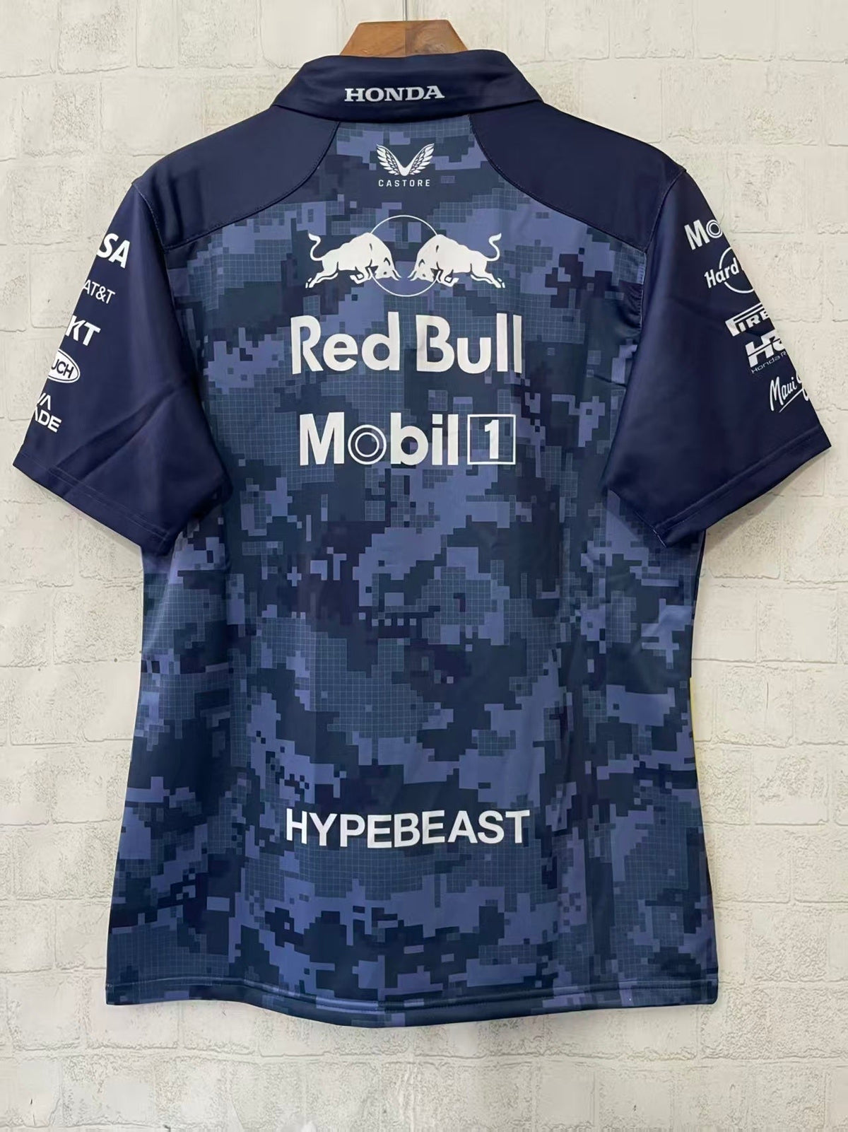 Special Edition Track Polo Shirt Navy 2025 003-F1