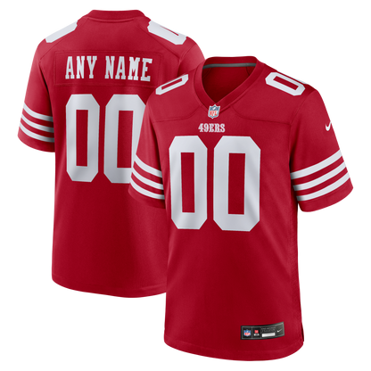 Custom Game Jersey Scarlet