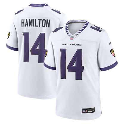 Kyle Hamilton Game Jersey White