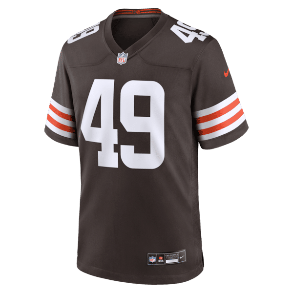 Carson Schwesinger Game Jersey Brown