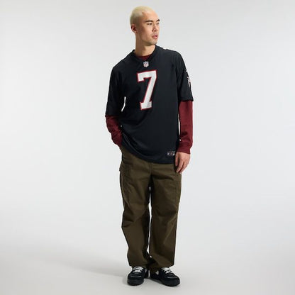 Bijan Robinson Game Jersey Black