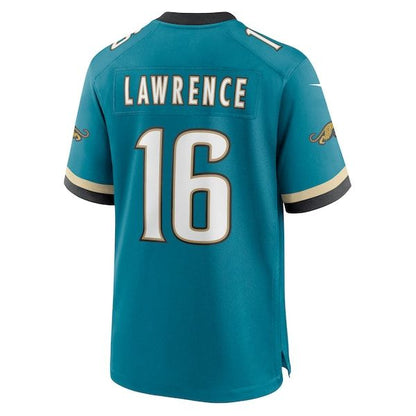 Trevor Lawrence Game Jersey Teal
