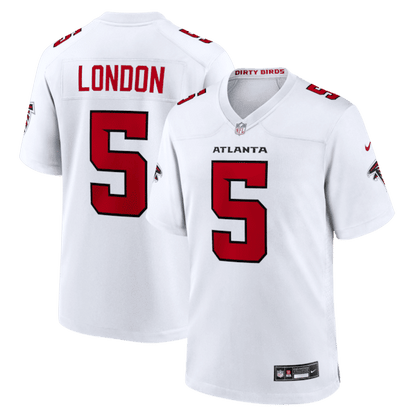 Drake London Game Jersey White