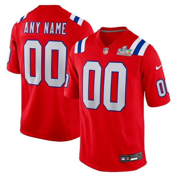 Custom Game Jersey Red