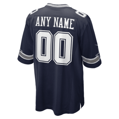 Custom Game Jersey Navy