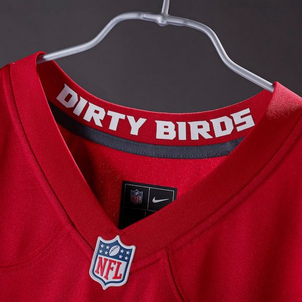 Drake London Game Jersey Red