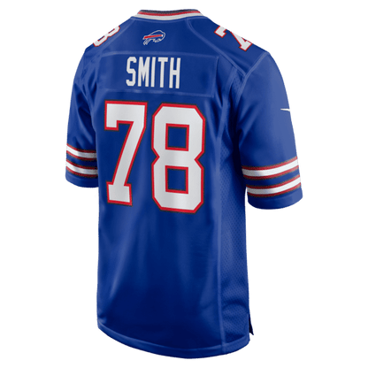 Bruce Smith Game Retired Player Jersey Royal