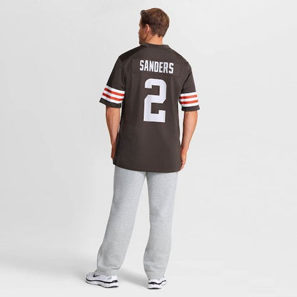 Shedeur Sanders Game Jersey Brown