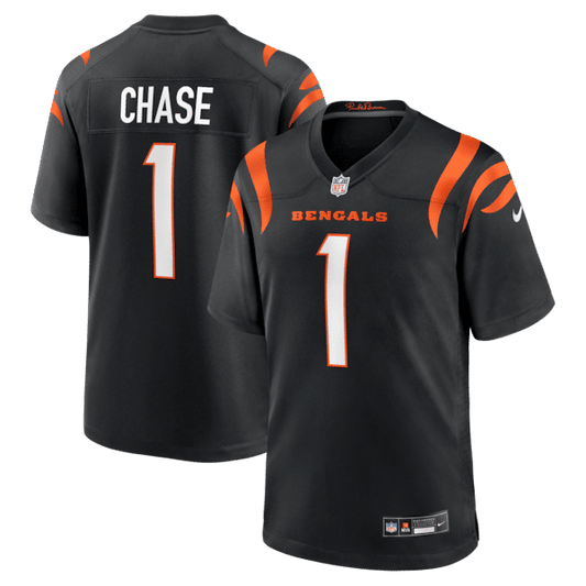 Ja'Marr Chase Game Jersey Black