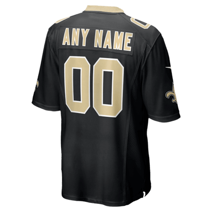 Custom Game Jersey Black