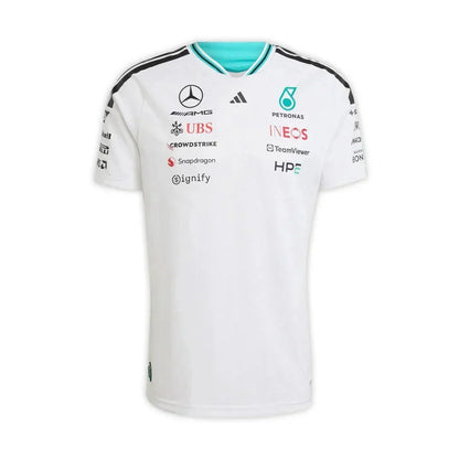 Driver Tee White 2026 002-F1